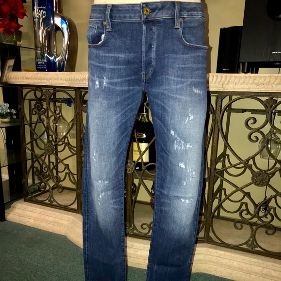 G-STAR slim fit 36-32 style 3301 stretch jeans